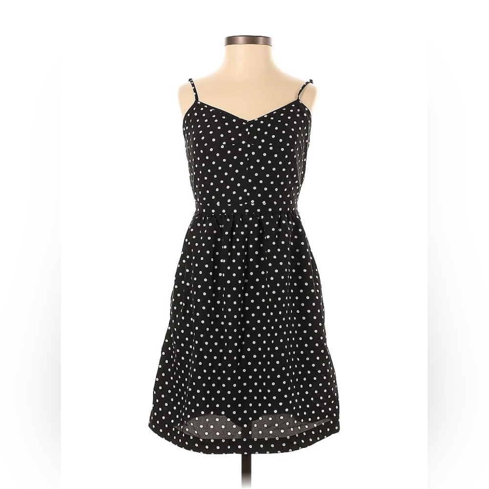 J Crew Black Cream Dress Womens Size 4